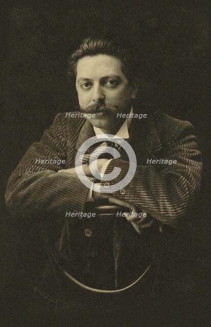 Portrait of the pianist and composer Enrique Granados (1867-1916), c. 1900. Creator: Anonymous.