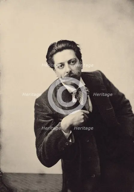 Portrait of the pianist and composer Enrique Granados (1867-1916), c1895-1900. Creator: Esplugas, Antonio (1852-1929).