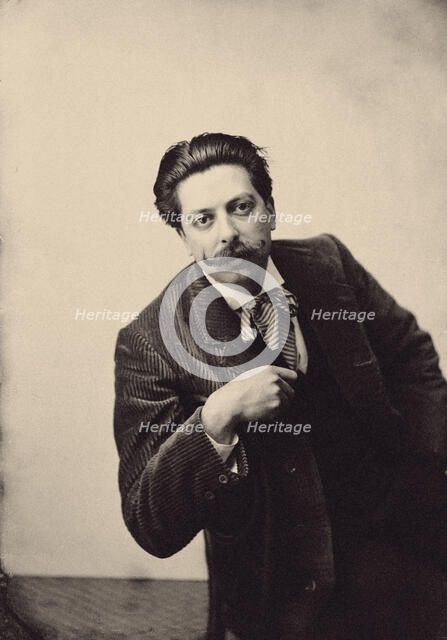 Portrait of the pianist and composer Enrique Granados (1867-1916), c1895-1900. Creator: Esplugas, Antonio (1852-1929).