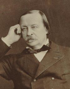 Portrait of the pianist and composer Félix Le Couppey (1811-1887), 1860. Creator: Anonymous