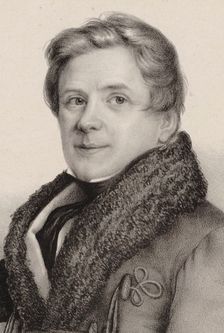 Portrait of the pianist and composer Franz Hünten (1793-1878), 1835. Creator: Van Geel, Pierre Corneille (1796-1836)