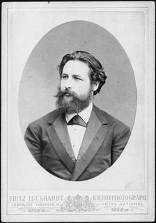 Portrait of the pianist and composer Heinrich Karl Johann Hofmann (1842-1902). Creator: Luckhardt, Fritz (1843-1894)