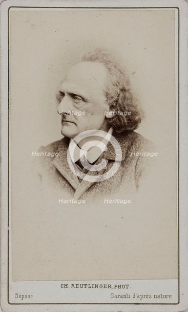 Portrait of the pianist and composer Henry Litolff (1818-1891) . Creator: Photo studio Reutlinger, Paris  .