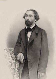 Portrait of the pianist and composer Julius Schulhoff (1825-1898) , 1860. Creator: Anonymous