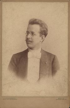 Portrait of the pianist and composer José Vianna da Motta (1868-1948), c. 1898. Creator: Schaarwächter, Julius Cornelius (1847-1904)