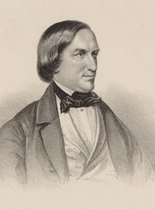 Portrait of the pianist and composer Karl August Krebs (1804-1880). Creator: Anonymous