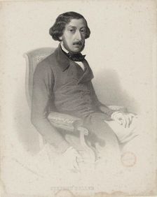Portrait of the pianist and composer Stephen Heller (1813-1888), 1840. Creator: Vogt, Pierre Charles (ca 1810-ca 1890)