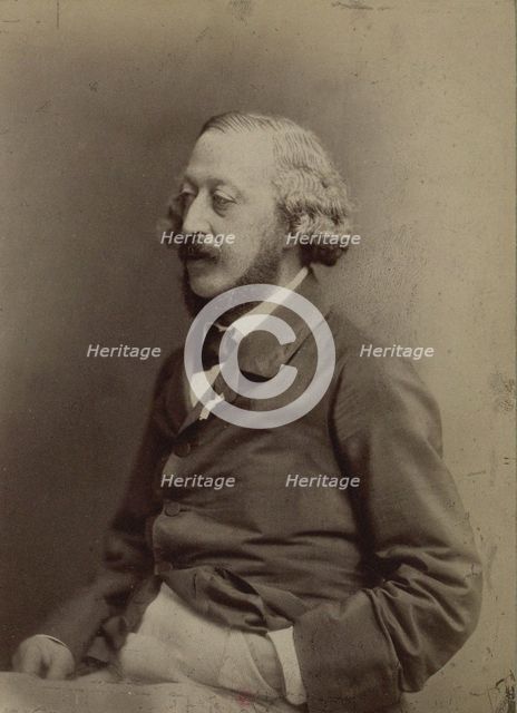 Portrait of the pianist and composer Stephen Heller (1813-1888), ca 1860.