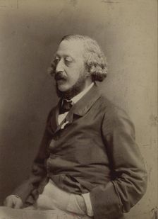 Portrait of the pianist and composer Stephen Heller (1813-1888), ca 1860