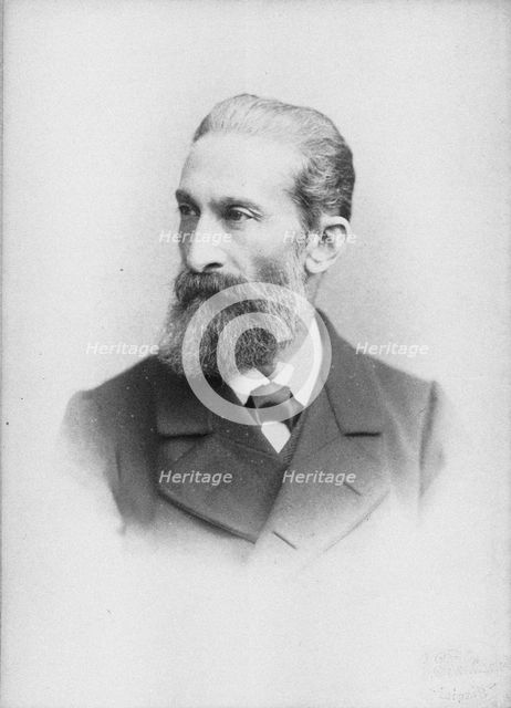 Portrait of the pianist and composer Salomon Jadassohn (1831-1902). Creator: Anonymous.