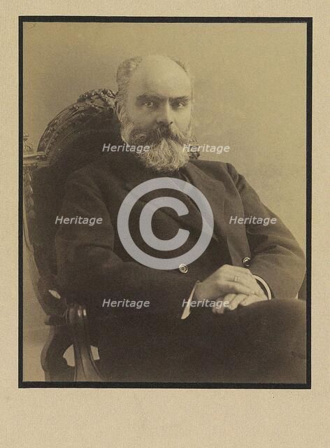 Portrait of the pianist and composer Sergei Mikhailovich Lyapunov (1859-1924). Creator: Anonymous.