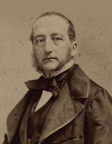 Portrait of the pianist and composer Sigismund Thalberg (1812-1871) , ca 1860. Creator: Photo studio Nadar