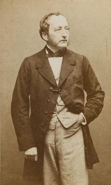 Portrait of the pianist and composer Sigismund Thalberg (1812-1871) , ca 1860. Creator: Carjat, Étienne (1828-1906)