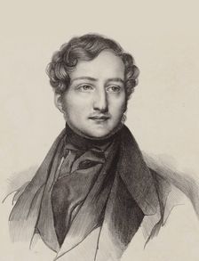 Portrait of the pianist and composer Sigismund Thalberg (1812-1871). Creator: Anonymous