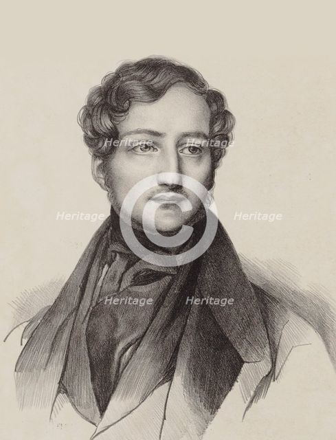 Portrait of the pianist and composer Sigismund Thalberg (1812-1871). Creator: Anonymous.