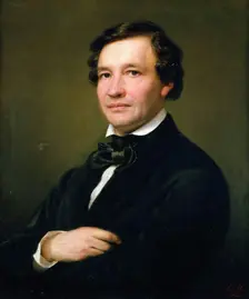 Portrait of the pianist and composer Wilhelm Taubert (1811-1891), 1862. Creator: Magnus, Eduard (1799-1872)
