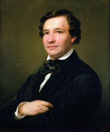 Portrait of the pianist and composer Wilhelm Taubert (1811-1891), 1862. Creator: Magnus, Eduard (1799-1872)