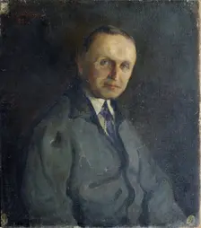 Portrait of the pianist Konstantin Igumnov (1873-1948), 1930. Artist: Elsner, A.K. (active Mid of 20th cen.)