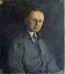 Portrait of the pianist Konstantin Igumnov (1873-1948), 1930. Artist: Elsner, A.K. (active Mid of 20th cen.)