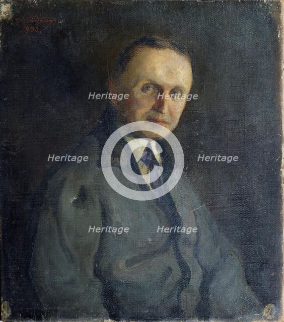 Portrait of the pianist Konstantin Igumnov (1873-1948), 1930. Artist: Elsner, A.K. (active Mid of 20th cen.)