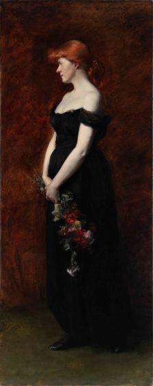 Portrait of the pianist Miss Mosher, c1887. Creator: Roederstein, Ottilie Wilhelmine (1859-1937)
