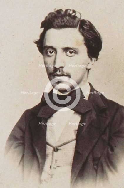 Portrait of the pianist und composer Friedrich Gernsheim (1839-1916), 1860s.
