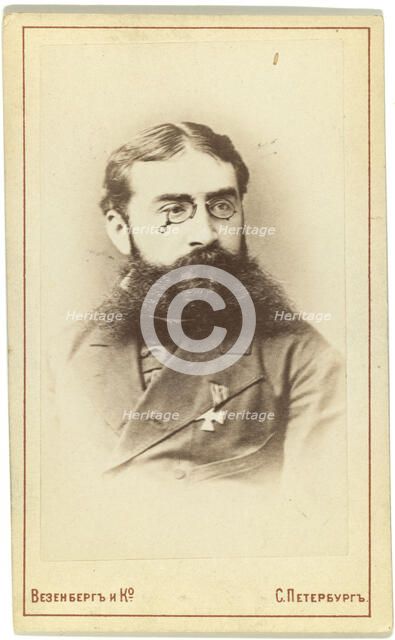 Portrait of the playwright and theatre director Vladimir Nemirovich-Danchenko (1858-1941).