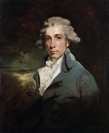 Portrait of the playwright and Whig statesman Richard Brinsley Sheridan (1751-1816). Creator: Hoppner, John (1758-1810)