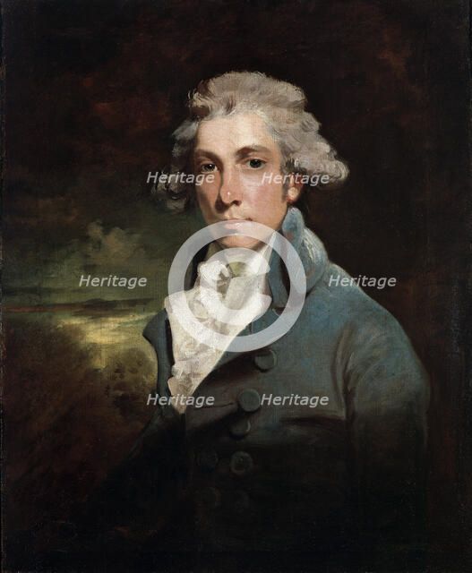 Portrait of the playwright and Whig statesman Richard Brinsley Sheridan', (1751-1816).  Creator: Hoppner, John (1758-1810).