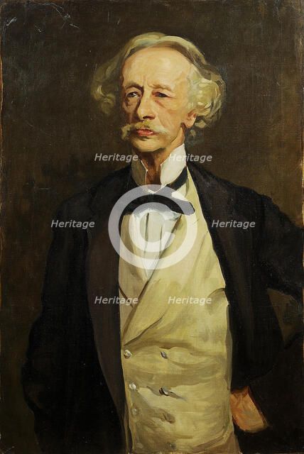 Portrait of the poet Coventry Patmore (1823-1896) . Creator: Eves, Reginald Grenville (1876-1941).