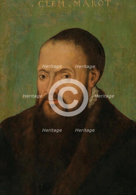 Portrait of the Poet Clément Marot (1496-1544), First Half of 16th cen. Creator: Anonymous.