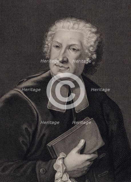 Portrait of the poet and librettist Pietro Metastasio (1698-1782) , 1750. Creator: Steiner, Johann Nepomuk (1725-1793).