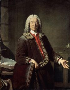 Portrait of the poet and tragedian Prosper Jolyot de Crébillon 1746. Artist: Jacques-Andre-Joseph Aved