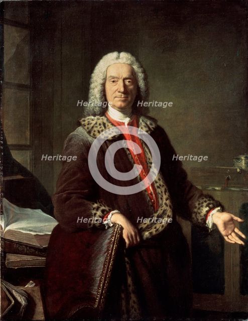 'Portrait of the poet and tragedian Prosper Jolyot de Crébillon', 1746. Artist: Jacques-Andre-Joseph Aved