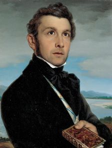 Portrait of the poet and writer Tommaso Grossi, 1826. Creator: Carnovali, Giovanni (1804-1873)