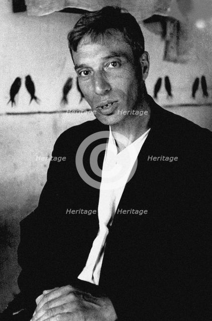 Portrait of the poet and writer Boris Pasternak (1890-1960). Artist: Anonymous  