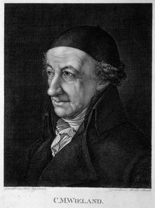 Portrait of the Poet and writer Christoph Martin Wieland (1733-1813), 19th century. Creator: Steinla, Moritz (1791-1858)