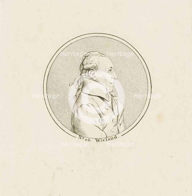 Portrait of the Poet and writer Christoph Martin Wieland (1733-1813), c. 1810. Creator: Anonymous.