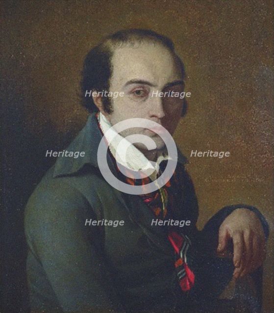 Portrait of the poet André Chénier (1762-1794), 1794.