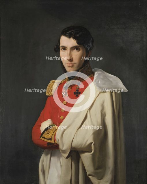 Portrait of the poet Andrea Maffei (1798-1885), 1825-1835. Creator: Bellosio, Carlo (1801-1849).