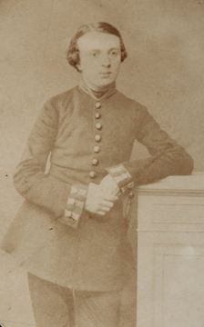 Portrait of the poet Aleksey Nikolayevich Apukhtin (1840-1893), 1859