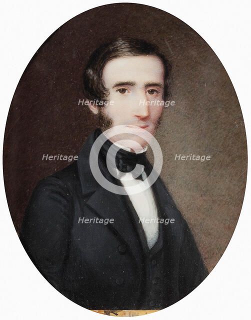 Portrait of the poet Alessandro Manzoni (1785-1873), First half of the 19th cent.. Creator: Anonymous.