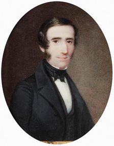 Portrait of the poet Alessandro Manzoni (1785-1873), First half of the 19th cent.. Creator: Anonymous