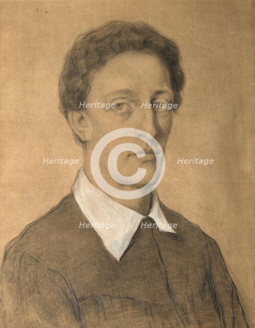 Portrait of the poet Alexander Blok', (1880-1921), 1906.  Creator: Gippius, Tatyana Nikolaevna (1877-?).