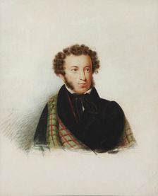 Portrait of the poet Alexander Sergeyevich Pushkin (1799-1837), 1832