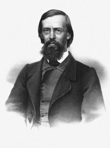 Portrait of the poet Apollon Maykov (1821-1897), 1860s
