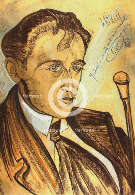 Portrait of the poet Bruno Jasienski (1901-1938), 1923.