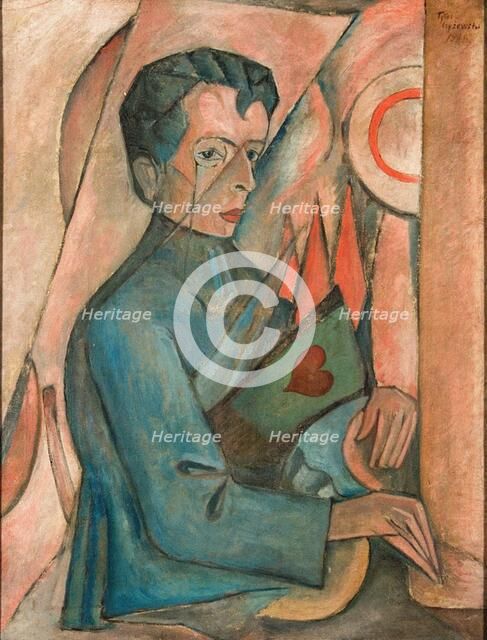 Portrait of the poet Bruno Jasienski (1901-1938), c. 1920.