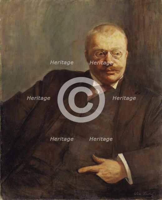 Portrait of the poet Gunnar Heiberg (1857-1929), 1900.