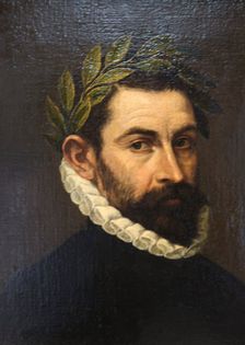 Portrait of the Poet de Alonso Ercilla y Zuniga c1576-c1578. Artist: El Greco
